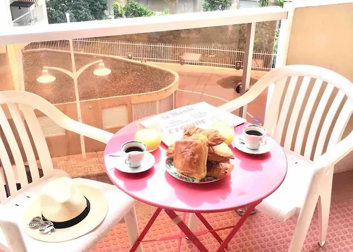 아파트 Azur- 4 Pers Hyper Centre - A 2 Mn A Pied - Terrasse *